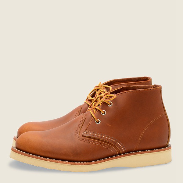 Chaussures Red Wing Heritage - Work - Chukka-Iginal Cuir - Marron - Homme 842ZCLUWK